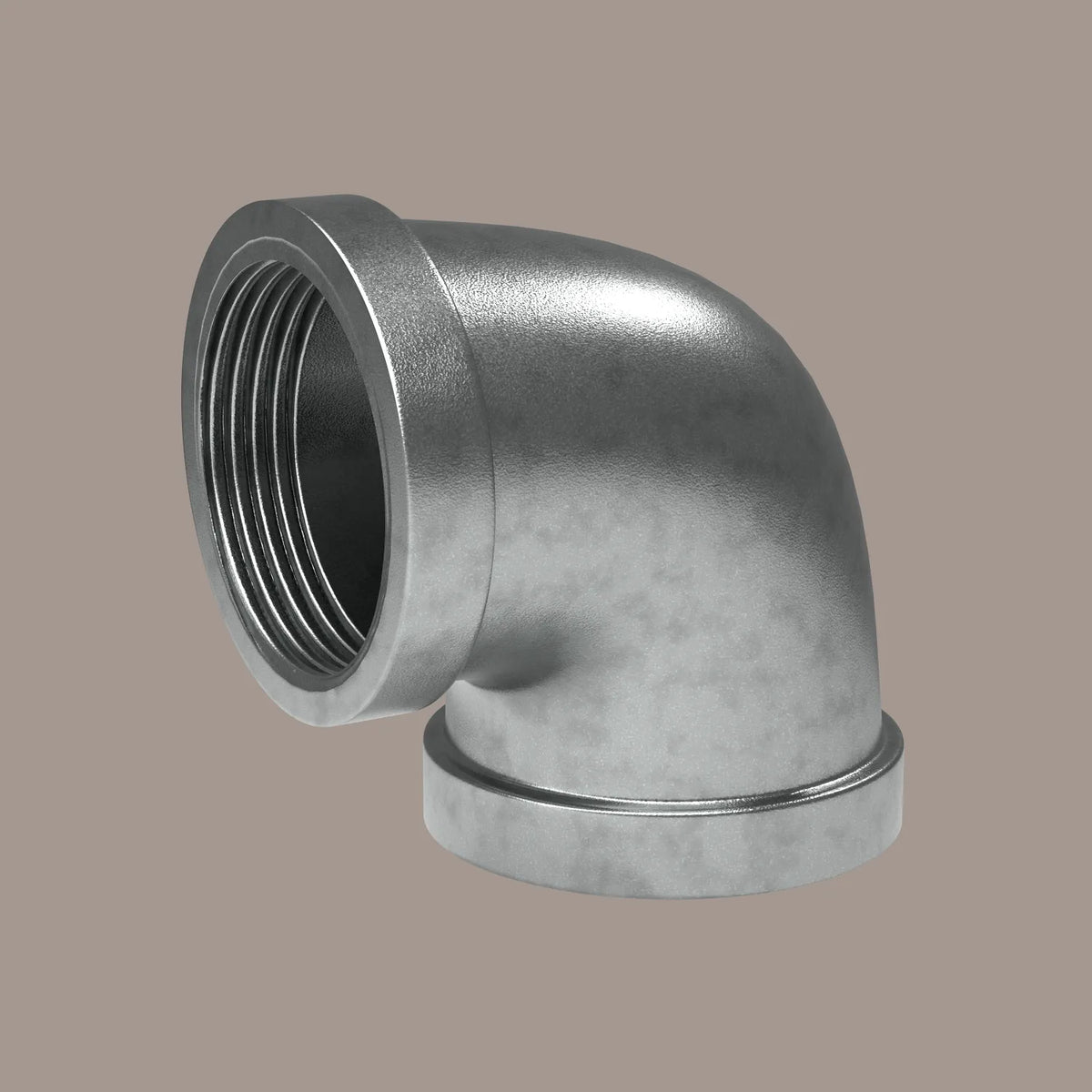 Winkelstück 90° Innengewinde - 3/4" - Kleidereisen Silber |||50877182148872