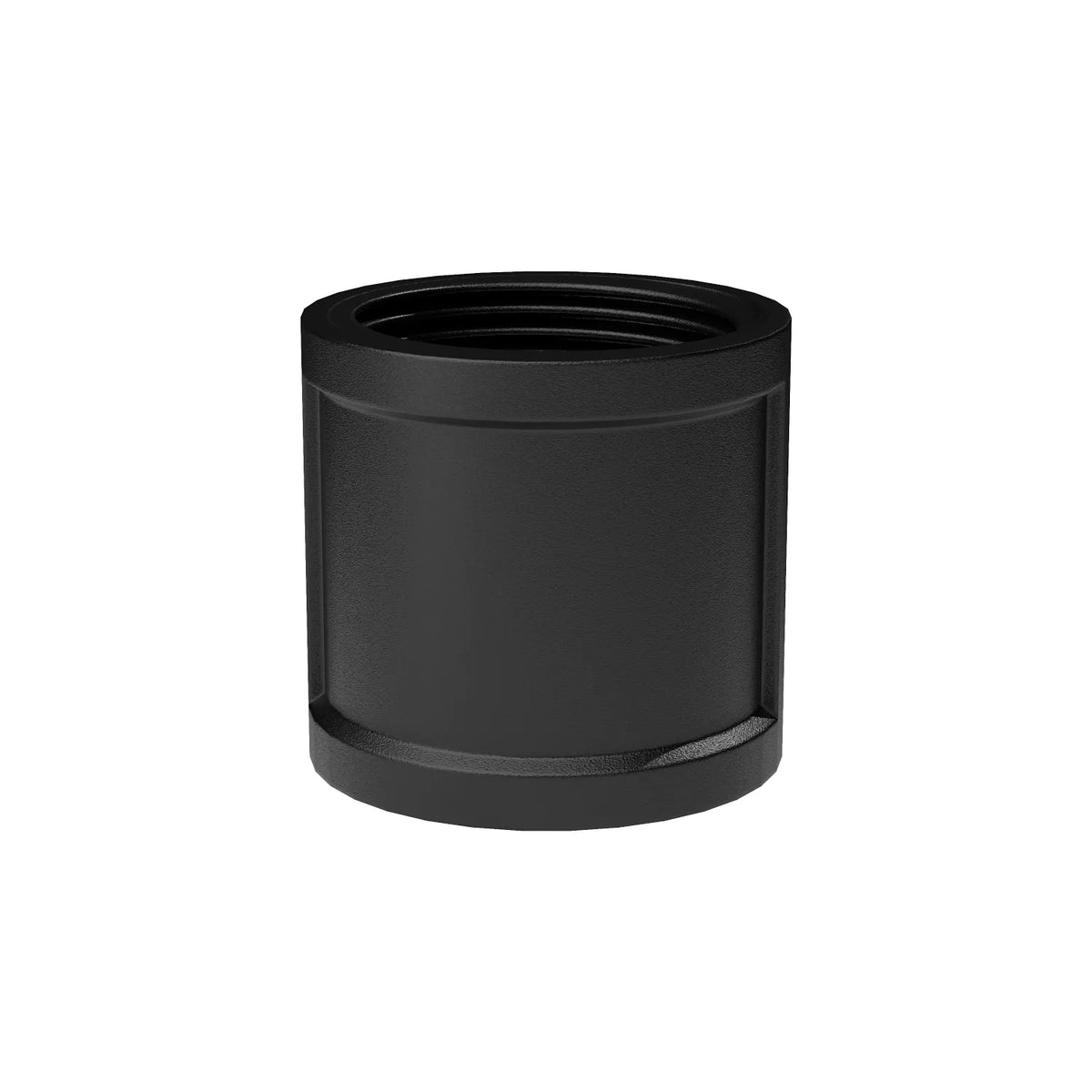 Muffe gerade verbindung 3/4" Schwarz - Kleidereisen |||50877562192136