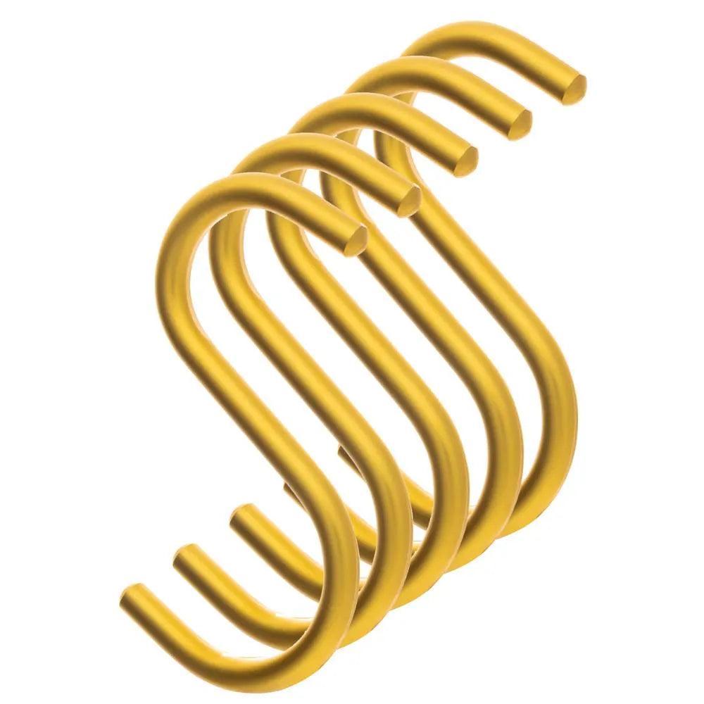 S-Haken 5er Set gold:::gold