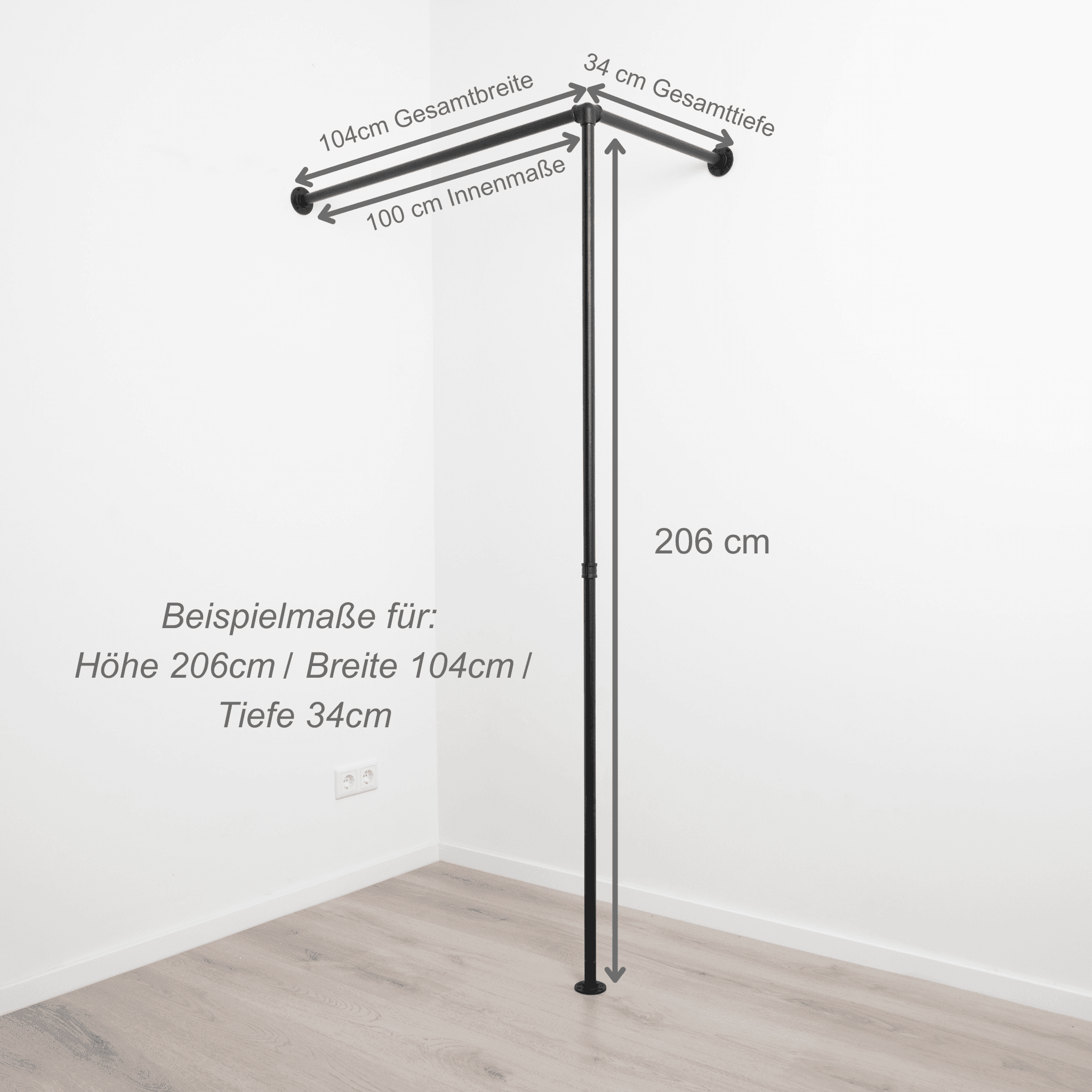 Kleiderstange Hendrik - Kleidereisen