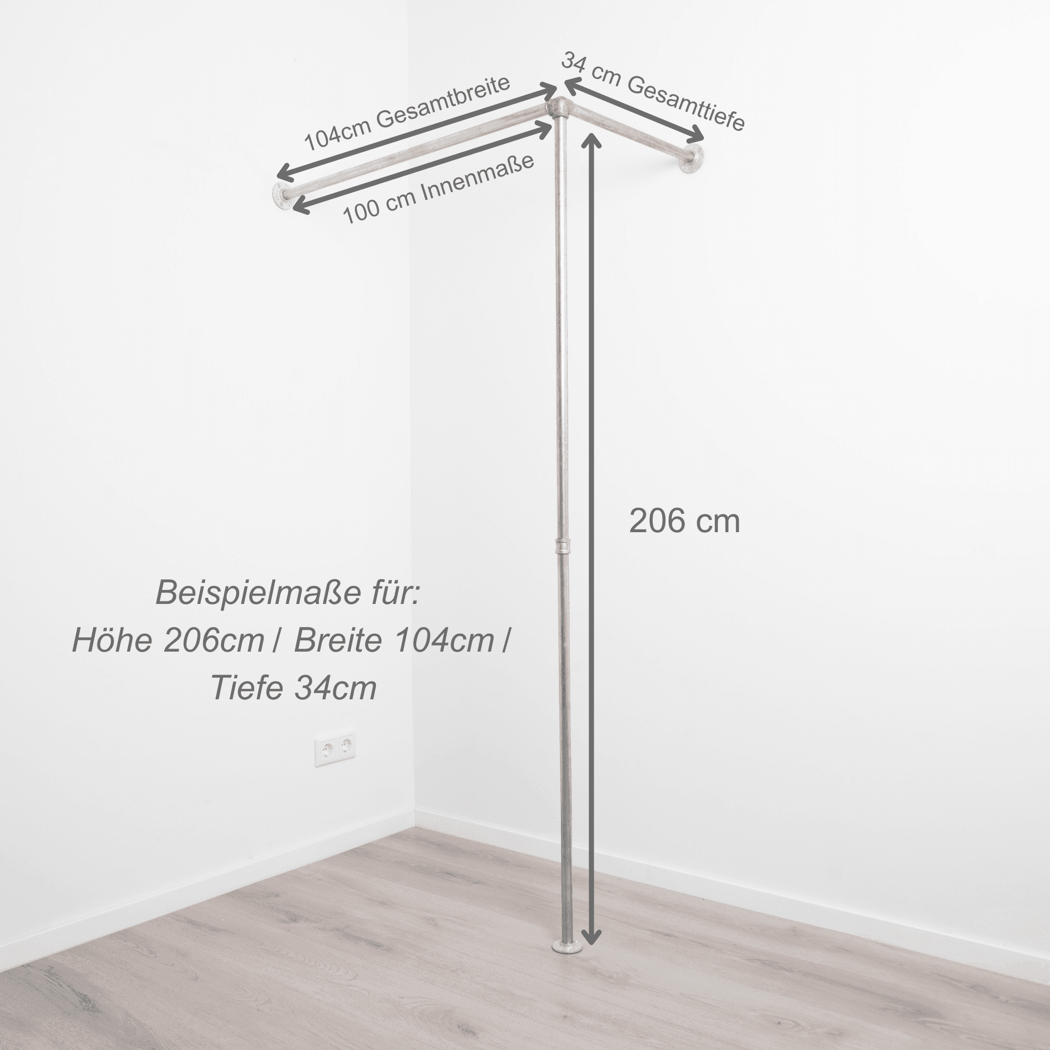 Kleiderstange Hendrik - Kleidereisen