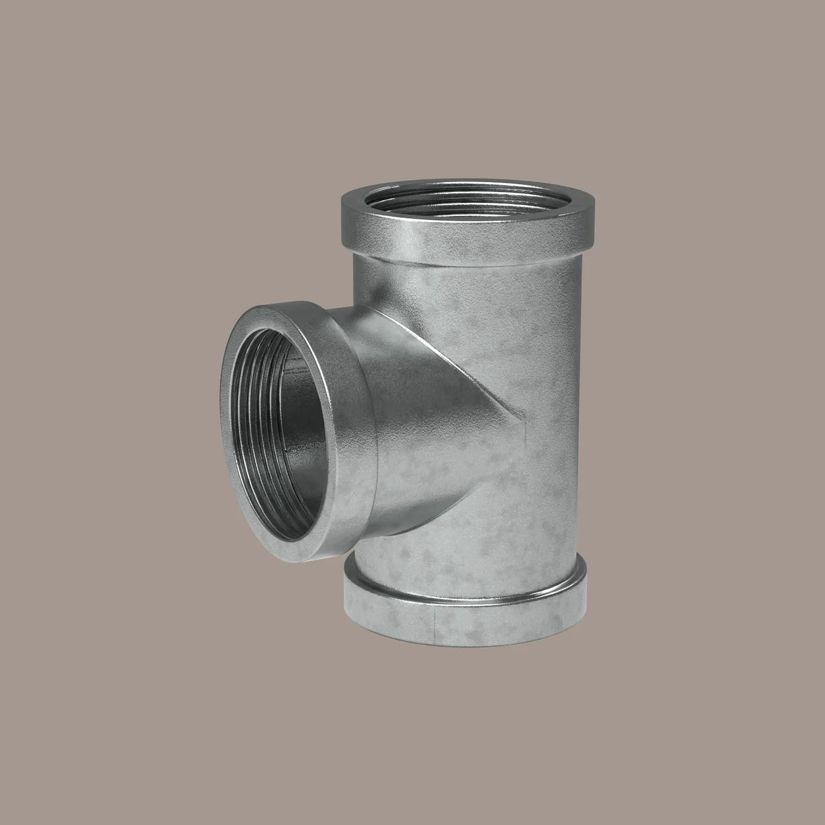 T-Stück Verbindungsstück - 3/4" Silber - Kleidereisen|||50877545906440