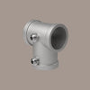 T-Klemme Aluminium Rohrverbinde 3/4" Silber - Kleidereisen |||50877642277128