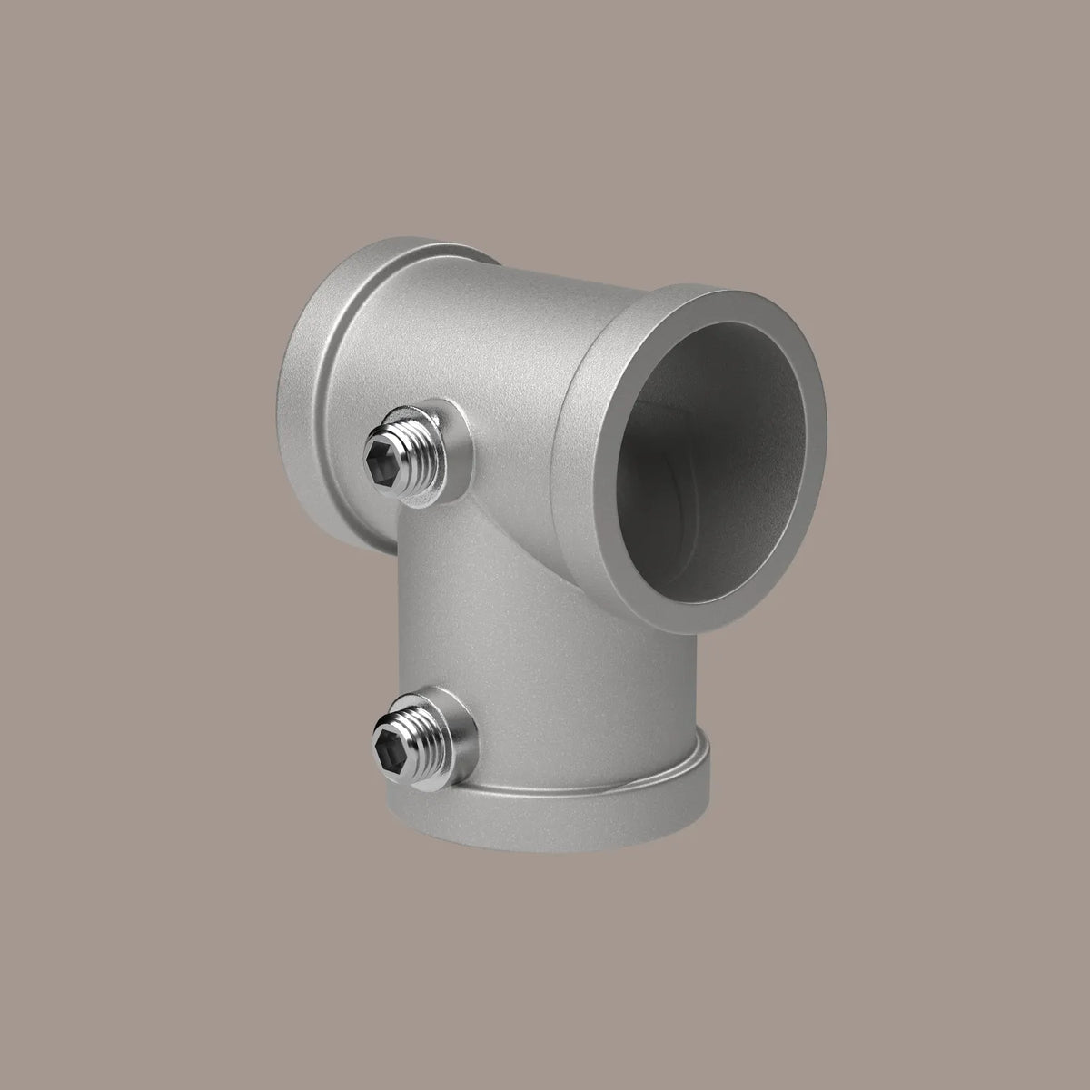 T-Klemme Aluminium Rohrverbinde 3/4" Silber - Kleidereisen |||50877642277128