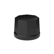 Hexagon Kappe - Endstück - 3/4" - Kleidereisen Schwarz |||50877598400776