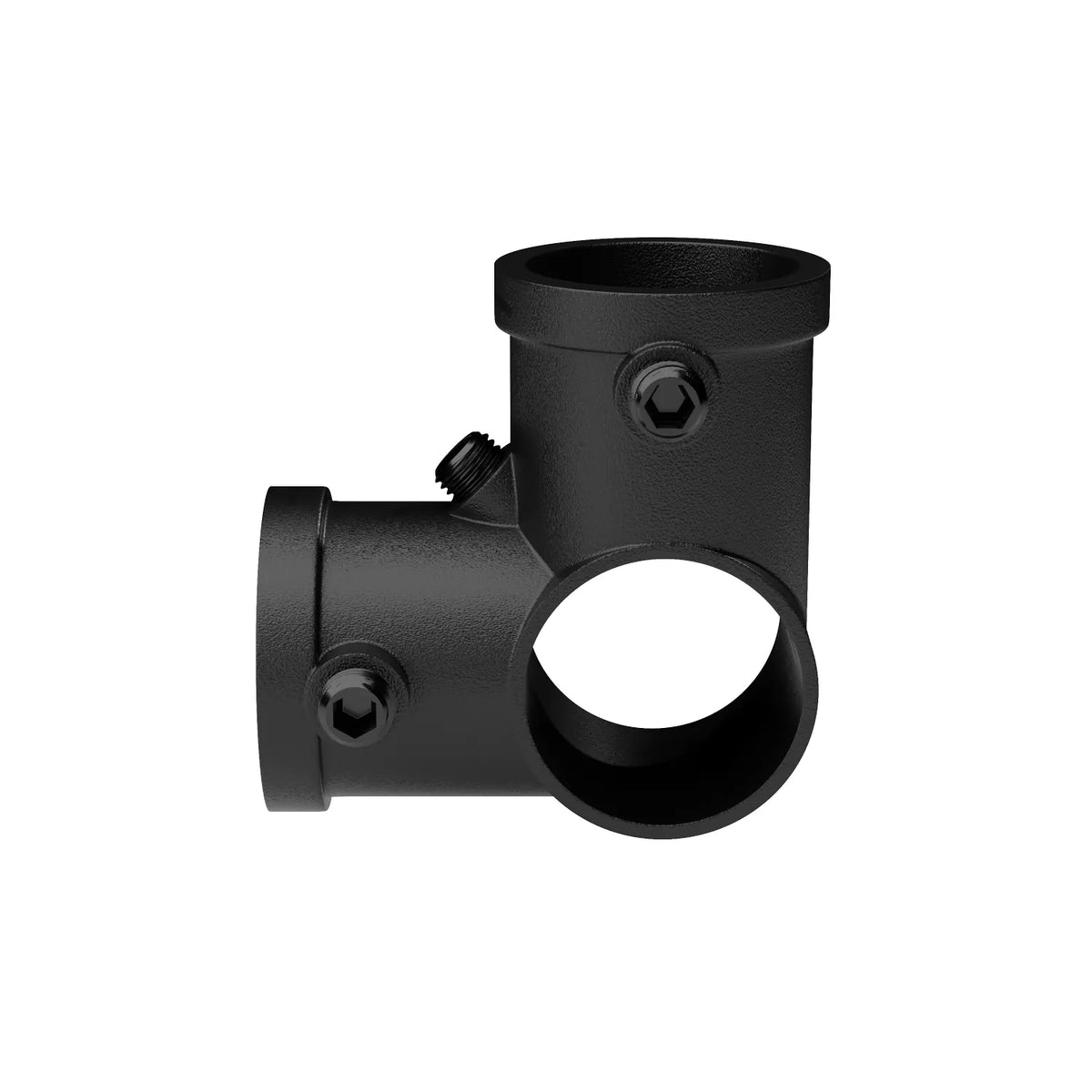 Rohrklemme Aluminium schwarz 4 Wege |||50877659808008