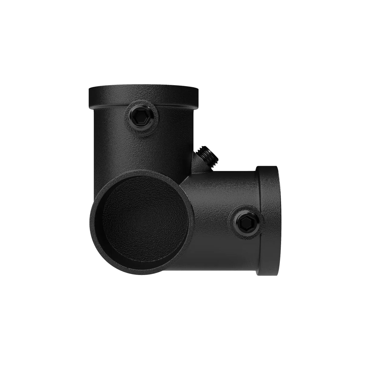 Rohrklemme 3/4" Aluminium 3 Wege schwarz |||58773433975048