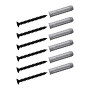 Schwarz Torx Schrauben 5x50 und Universaldübel 8x40 Set 6x |||50403234054408