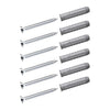 Silber Torx Schrauben 5x50 und Universaldübel 8x40 Set 6x |||50877395829000