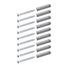 Silber Torx Schrauben 5x50 und Universaldübel 8x40 Set 9x |||50877395861768