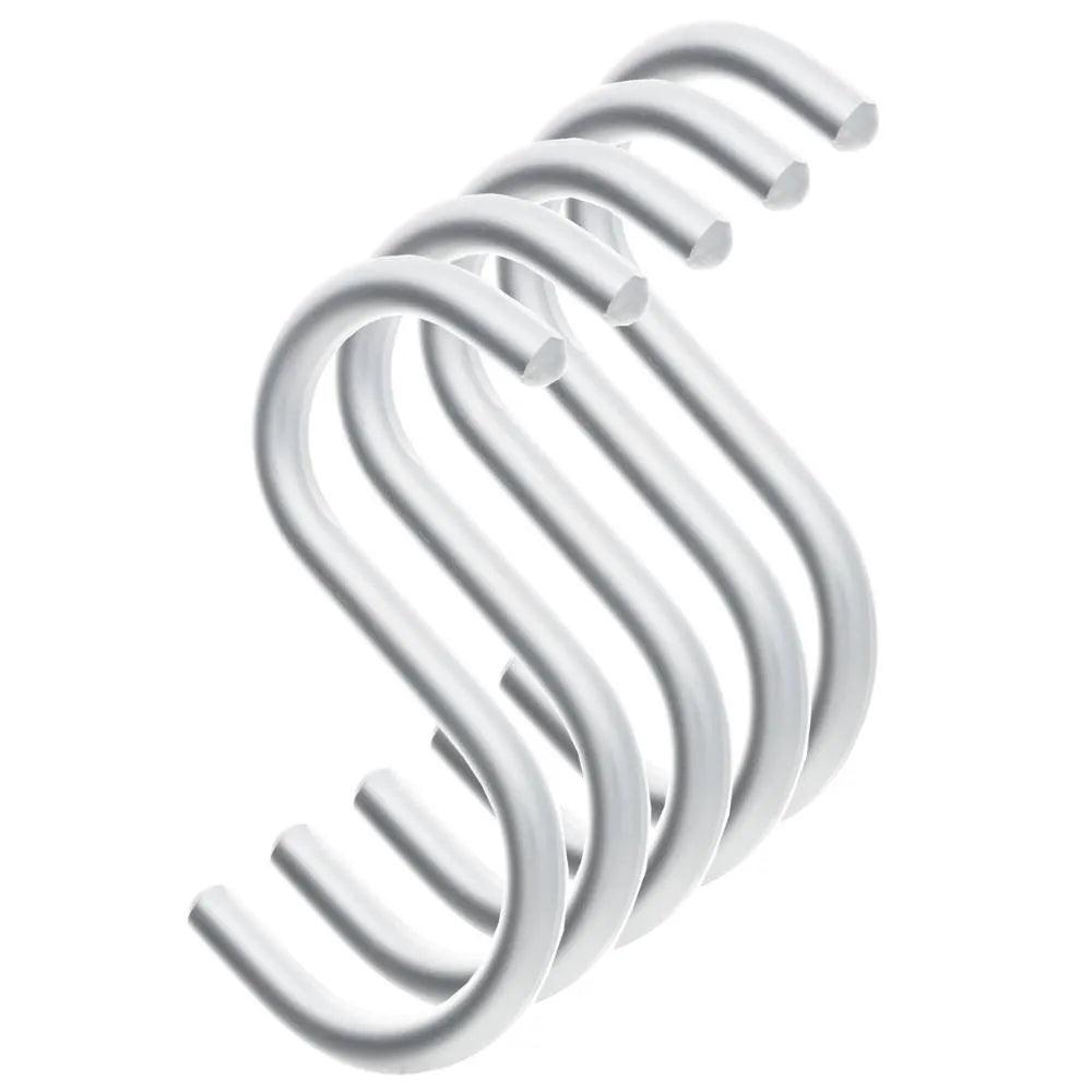 S-Haken 5er Set silber:::silber