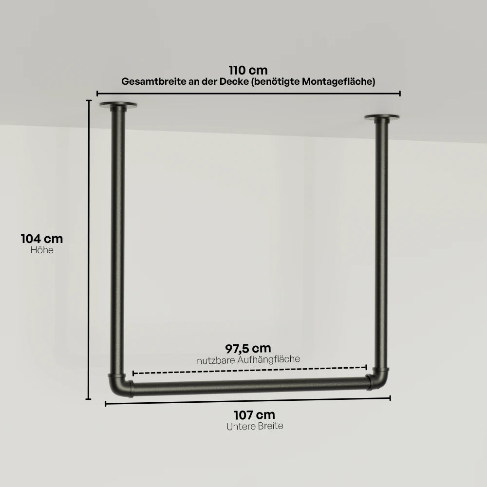 Maßebild Kleiderstange Frieda |||44645717803272,50882133360904