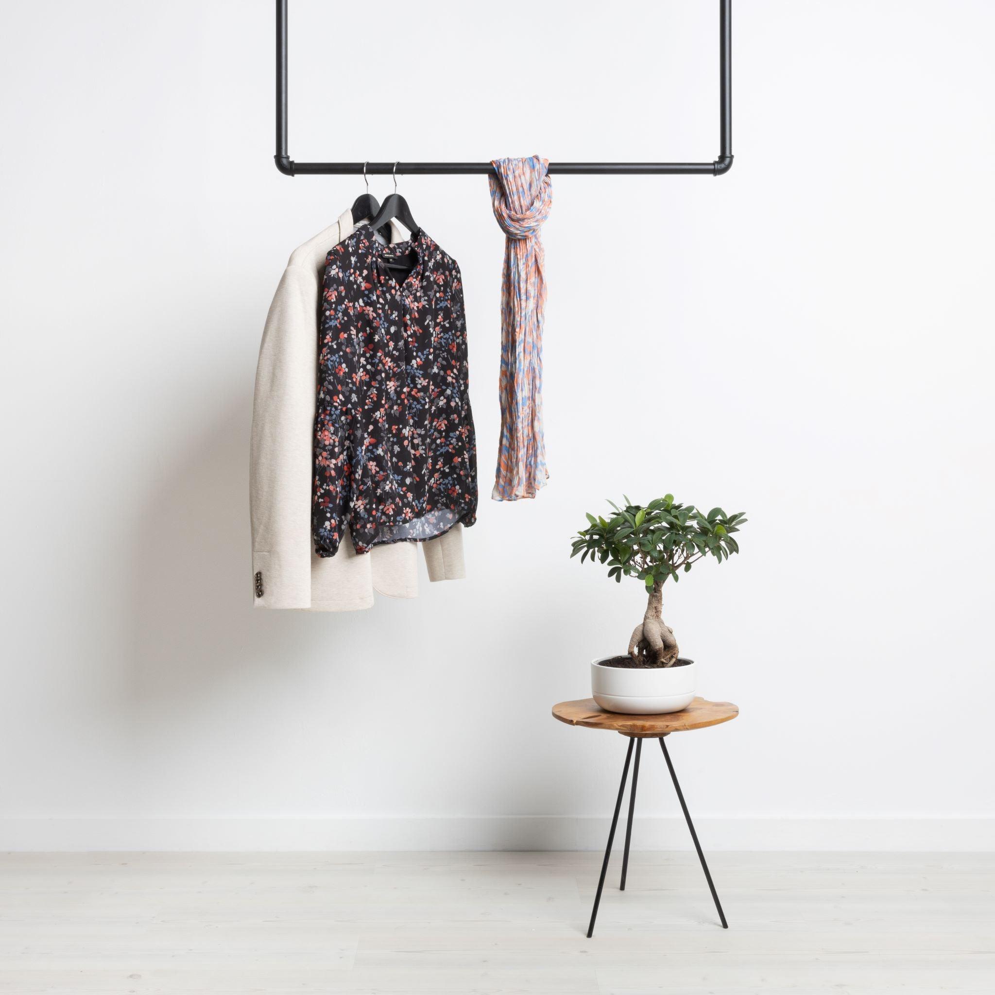 Kleiderstange FRIEDA - Kleiderstange für den Flur:::schwarz